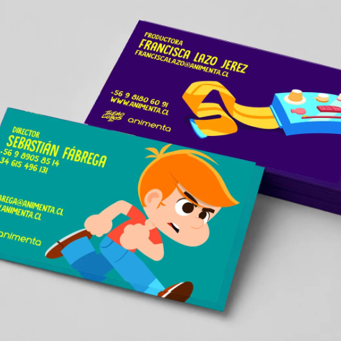 Tarjetas ilustradas de Animenta